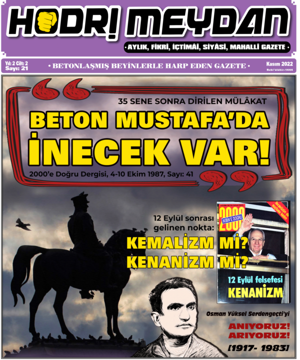 Hodri Meydan Gazetesi Kasım 2022 Sayısı