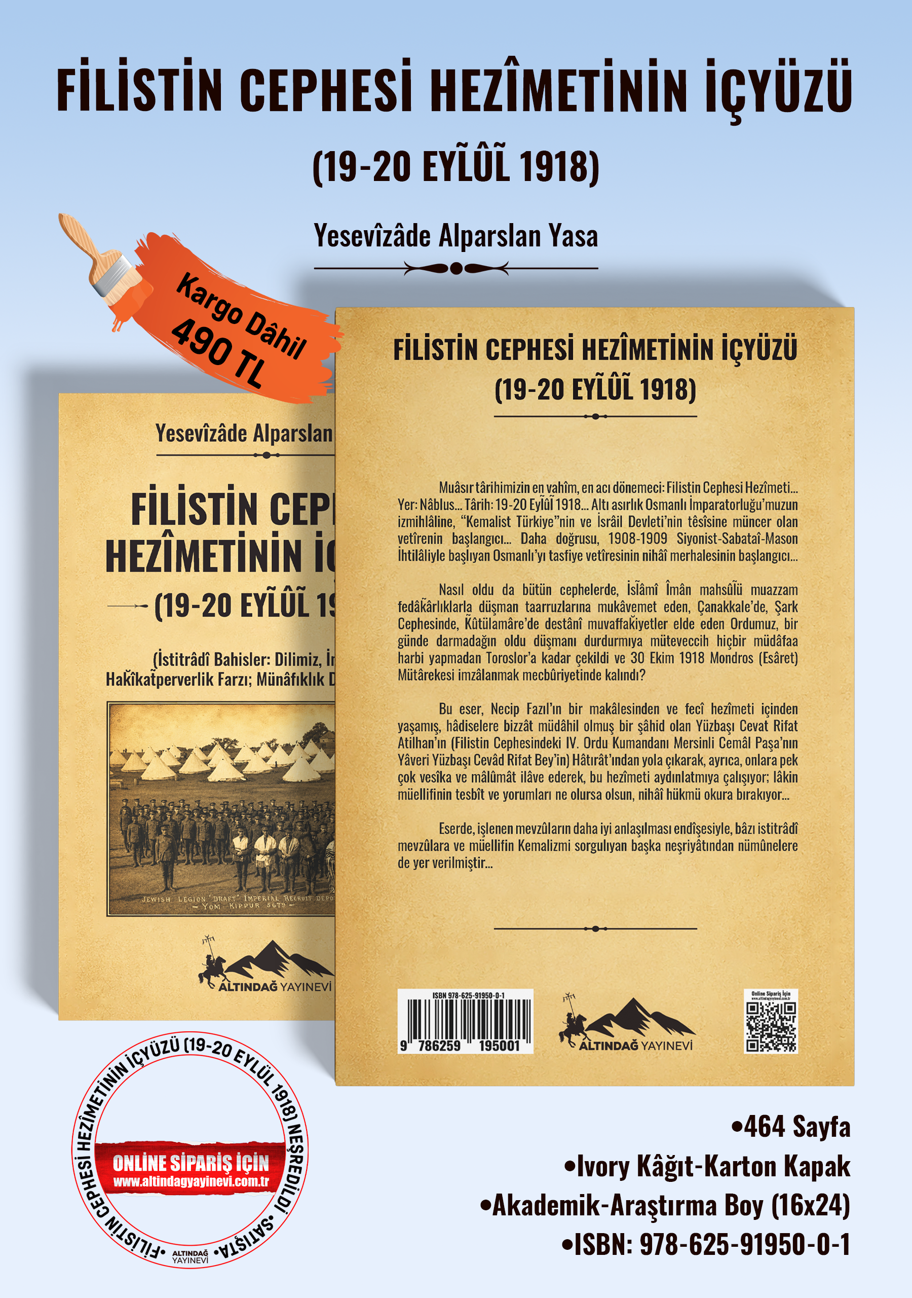 Filistin Cephesi Hezîmetinin İçyüzü (19-20 Eylül 1918) Yesevizâde Alparslan Yasa - Görsel 2